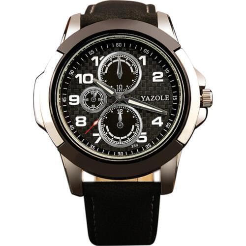 CANSNOW Mens Silver Watch