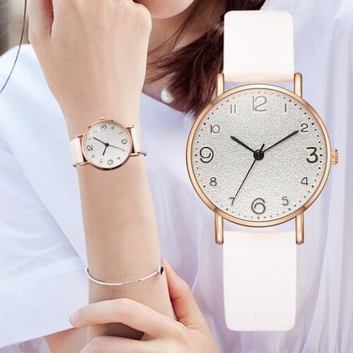 2021New Women Watch Fashion Casual Leather Belt Watches Simple Ladies Quartz Clock Dress Wristwatches Reloj mujer zegarek damski