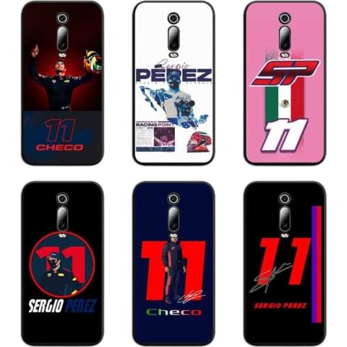 Checo 11 Sergio Perez Formula1 Phone Case For Redmi 9A 9 8A 7 6 6A Note 10 9 8 8T Pro Max K20 K30 Pro