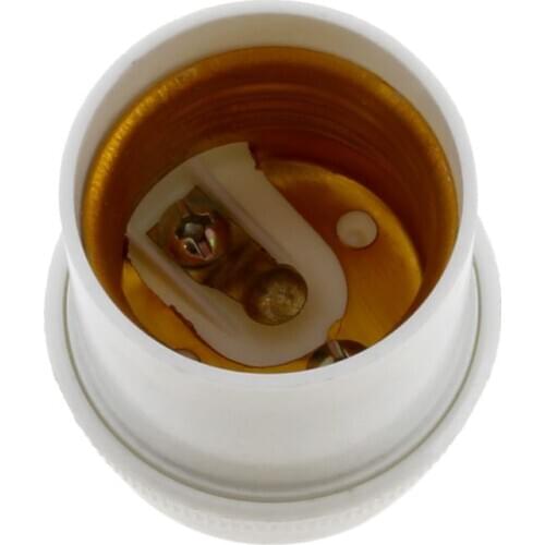 E27 Plastic Hanging Lamp Thread Base Screw Light Bulb Ceramics Socket Holder Flame Retardant Safe Non Electric leakage wholesale