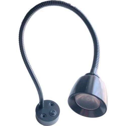 12V 24V 3W FLEXIBLE GOOSENECK READING LIGHT CARAVAN LED LIGHT