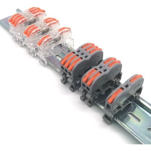 Mini Fast Wire Cable Connectors Universal Compact Conductor Spring Splicing Wiring Connector Push-in Terminal Block K421 LSA-1