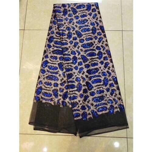New arrival fashion african tulle lace fabric JRB-121125 with sequins