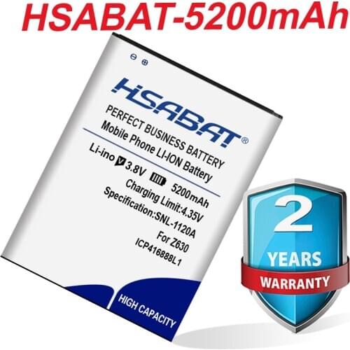 Original HSABAT Newest 5200mAh Battery for Acer Z630 T03 T04 Z630S BAT-T11 (ICP416888L1)