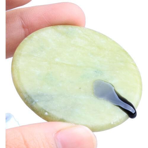 Stars Colors Fantastic Eyelash Round Jade Stone Stand Holder Eyelash Extension Glue Adhesive Pallet Flalse Eyelash Glue Holder