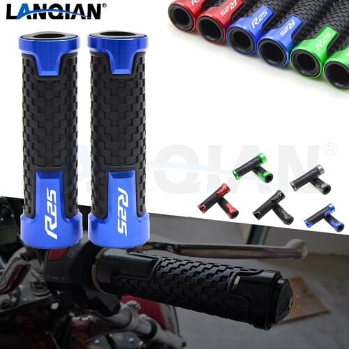 For Yamaha YZF R25 7/8''22MM Motorcycle Handlebar Grips Hand Bar Grips YZF R25 2014 2015 2016 2017 2018 2019 CNC Accessories
