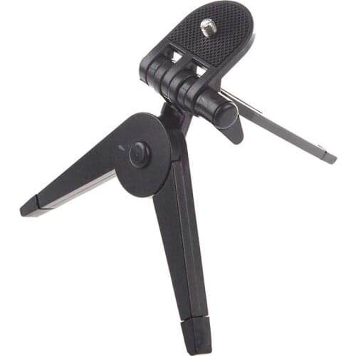 Folding Tripod Stand For Camera DV Camcorder Black MINI Portable Plastic