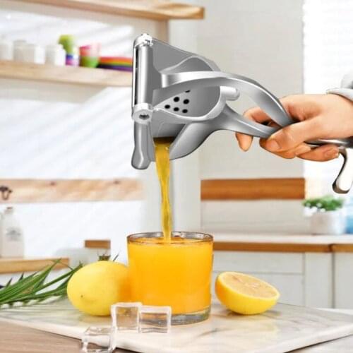 Aluminum Alloy Manual Juicer Household Fruit Manual Juicer Lemon Orange Sugar Cane Juice Making Kitchen Filter Squeeze Juicer