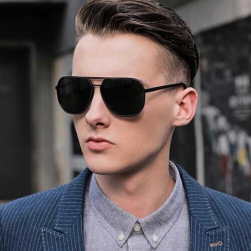 AOZE 2020 Metal +TR Vintage Mens Sunglasses Men Polarized Classic Sun Glasses Women Shade Male Driving Accessories Eyewear