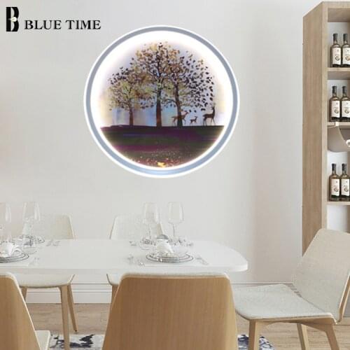 Creativity Modern Wall Light Home 110v 220v Wall Lamp For Aisle Corridor Study Lamp Living Room Bedroom Dining Room Luminaires