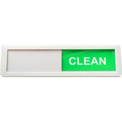 Room Cleaning Tips Cleanliness Signs Hotel Magnetic Signs Acrylic Dishwasher Magnet Clean Dirty Sign Home Room Decoration