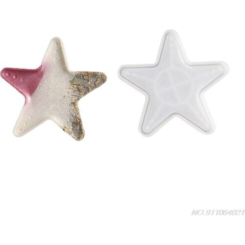 Stars Shape Tray Epoxy Resin Mold Serving Board Plate Silicone Mould DIY Crafts Ornaments Home Decor Casting Tools 21 wholesales