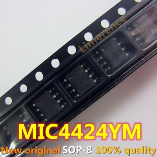 100% nuevo 10-50units/lote original MIC4424YM MIC4424YM-TR 4424YM SOP-8 IC integration Authentic Bridge driver chip