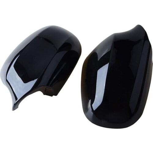 2PCS Side Wing Mirror Cover For BMW 1 3 Series E90 E91 E92 E93 E81 E87 E82 E88 2008-2015 Rearview Mirror Cover Car Accessories