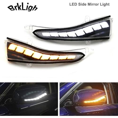 2PcsDynamic LED Turn Signal Light Side Mirror Puddle Parking Lamp Canbus For Infiniti Q30 Q50 Q60 Q70 QX30 QX50 QX60 QX70 Nissan