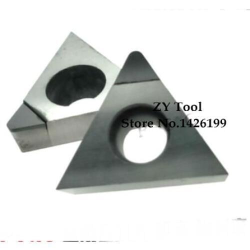 2PCS TCGT16T302/TCGT16T304/TCGT16T30 PCD CBN Inserts ,CNC PCD CBN Diamond insert For Lathe Tools Inserts For STWCR/STGCR/STFCR