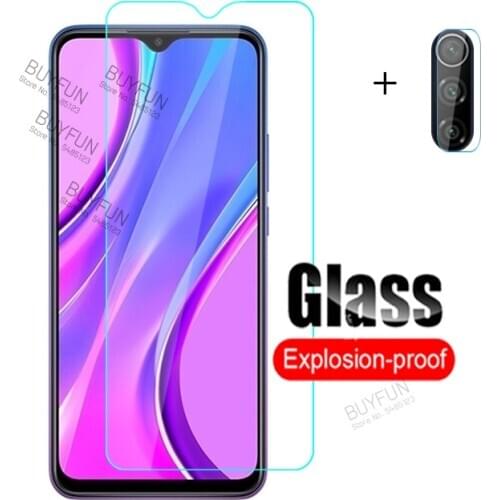 2in1 Tempered Glass for Xiaomi Redmi 9 Camera Lens Screen Protector for Xiaomi radmi Readmi Redmi9 readmi9 Protective Film