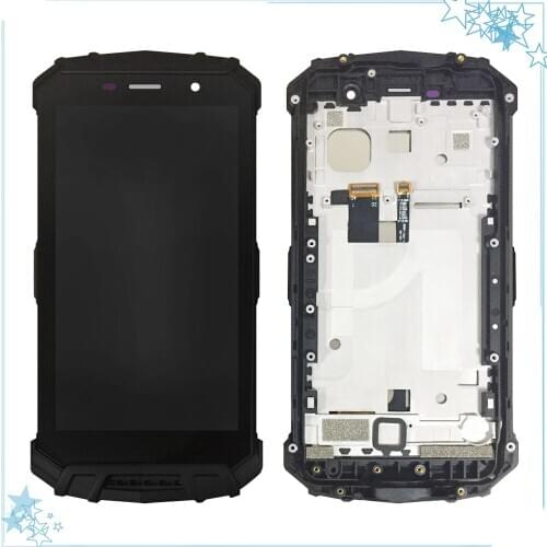 5.2" For Doogee S60 LCD Display Touch Screen Digitizer Assembly With Frame For Doogee S60 Lite LCD Smartphone Replacement