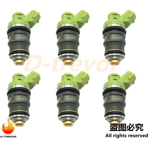 6Pcs 23250-75060 Fuel Injector Nozzle for Toyota 4Runner Pickup 2.4L 3.0L Hiace 2.7L