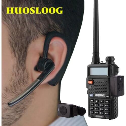 Walkie Talkie Wireless Headset Walkie Talkie Bluetooth Headset Earpiece Two Way Radio Headphone Earphone For Kenwood BaoFeng 5R