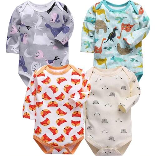 Baby bodysuit newborn girls boys clothing long sleeve 3 6 9 12 18 24 months toddler infant child kids clothes
