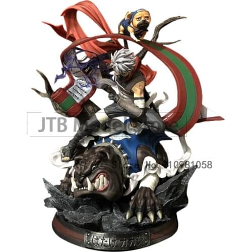 Naruto GK Figure Shippuden Anime Model Copy Ninja Kakashi Hatake Kakashi 39cm Pvc Statue Collectible Toys Figma Gift Doll Kids