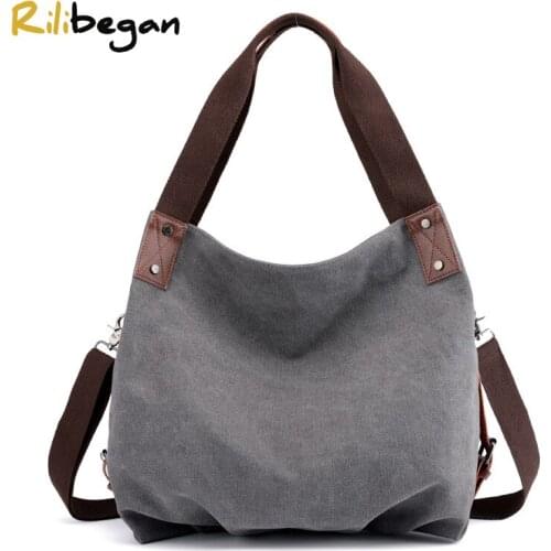 Fashion Canvas Women Hobo Bag Large Capacity Women Tote Bag Classic Causal Women Shoulder Bag Crossbody Handbag Bag Women