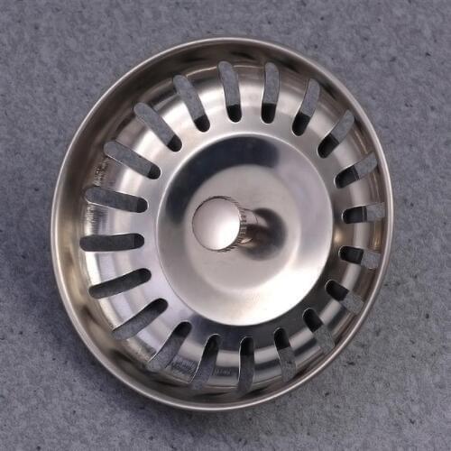 Sewer Filter Cover Sink Drain Cover Bathroom Drain Deodorant Plug Floor Drain Strainer Silver