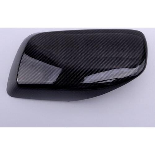 Right Carbon Fiber Style Door Wing Side Rearview Mirror Cover Cap Fit For BMW E60 E61 E63 E64 2003-2006 2007 2008 51167078360