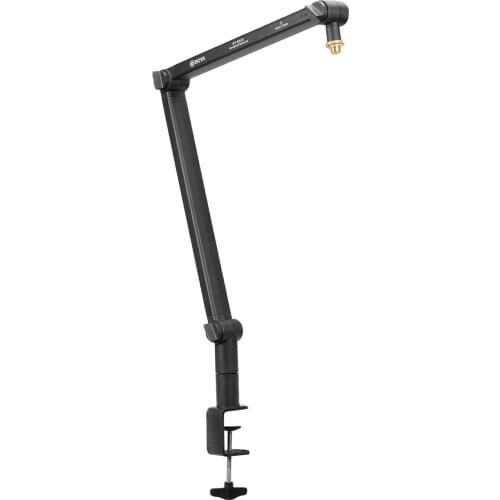 BOYA BY-BA30 Microphone Boom Arm for Professional Podcast Live Streaming Content Creation with C-Clamp Mount