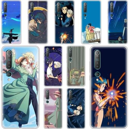 Ghibli Howls Castle Matte Case For Xiaomi Mi Poco X3 NFC 9T Note 10 Pro 5G 11 10T Lite CC9e M3 CC9 A2 Soft Phone Coque Capa