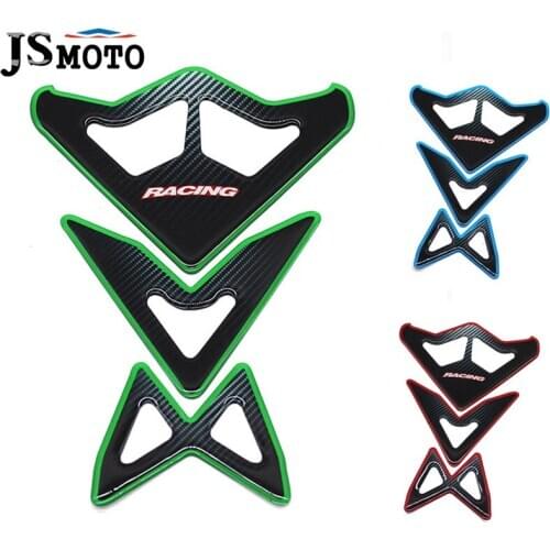 Motorcycle Fuel Tank Stickers Pad Fuel Tank Fishbone Sticker Protective Decals For KAWASAKI Z250 Z400 Z650 Z750 Z800 Z900 Z1000