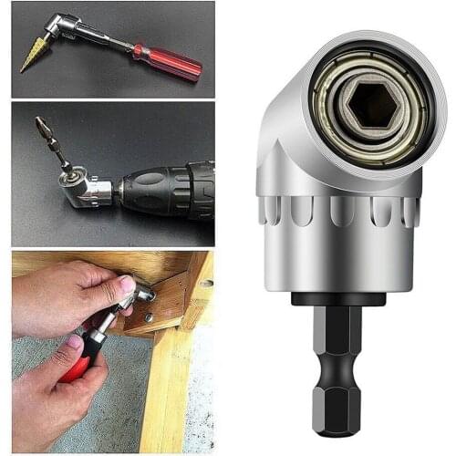 Newly Right Angle Drilling Corner Screwdriver Holder Drill Bit 105 Degree Extension Shank