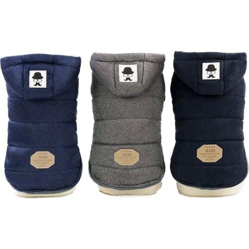 Pets Dog Clothes Cotton Winter Thicken Jacket Coat Costumes Hoodies Clothes for Small Puppy Dogs Cat Clothing New