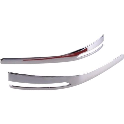 2Pcs Car Left & Right Chrome Stainless Steel Rear View Mirror Strip Trim Fit for Cadillac XTS 2013 2014 2015 2016 2017 2018 2019