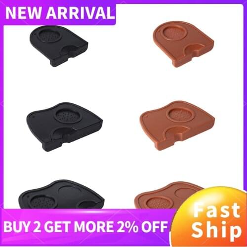 Anti-skid Coffee Tamper Mat Espresso Pad Coffee Tamping Holder Tampers Rubber Corner Pad Silicone Coffeeware Tamping Mat Coffee