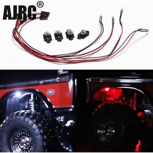 RC Automotive LED Light Kit for Traxxas TRX-4 Defender Wheel Lights TRX4 G500 Bronco Wheel Eyebrow Lights