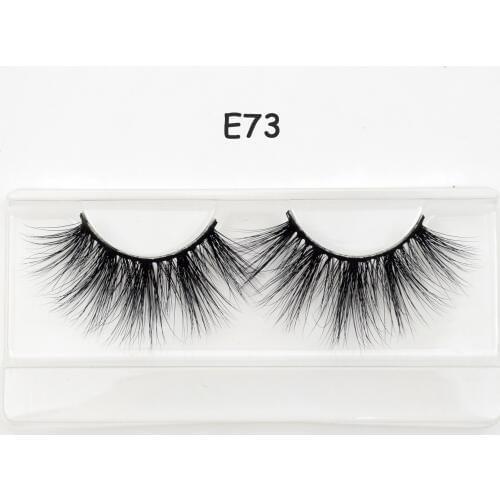 Visofree Eyelashes Natural False Eyelashes Fake Lashes Long 25mm Lashes Makeup 3D Mink Lashes Extension Mink Eyelashes E73
