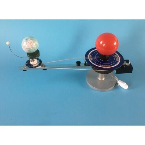 Students Use Electric Three Globes Model of Sun Earth Moon Planetarium Model Physics Instrument