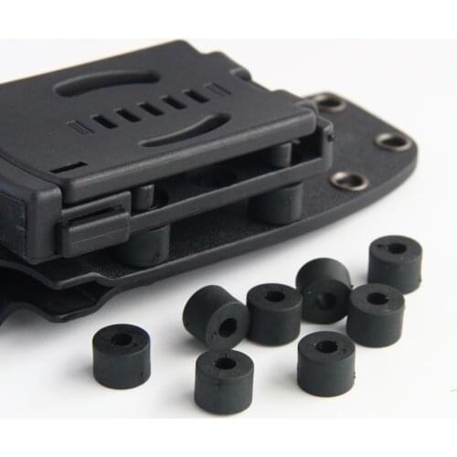 24pcs Of 9mm Thickened Holster Nylon Rubber Washer KYDEX Scabbard Quick Dial Sleeve Screw Gasket K Sheath Accessories