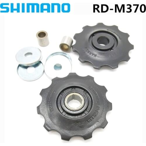 SHIMANO ALTUS RD-M370 Iamok Tension & Guide Pulley Set for M370 Mountain Bike Rear Derailleur Guide-wheel Bicycle Parts