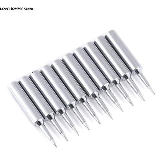 10Pcs/Lot Sharp Soldering Replacement De Soldadura Solder Iron Tips Station Tool 900M-T-I Soldering Tips