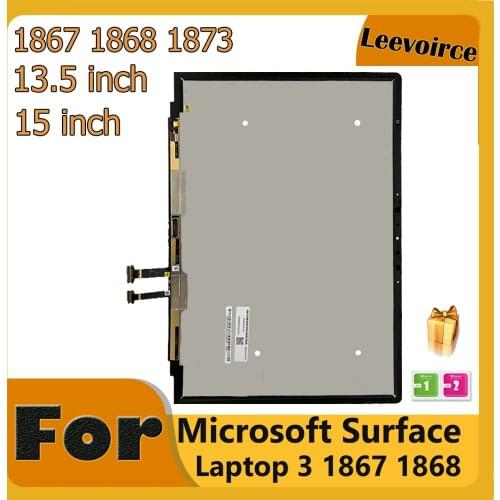 13.5 15 inch LCD For Microsoft Surface Laptop 3 1867 1868 1873 LCD Display Touch Screen Digitizer Repair For Surface Laptop 3
