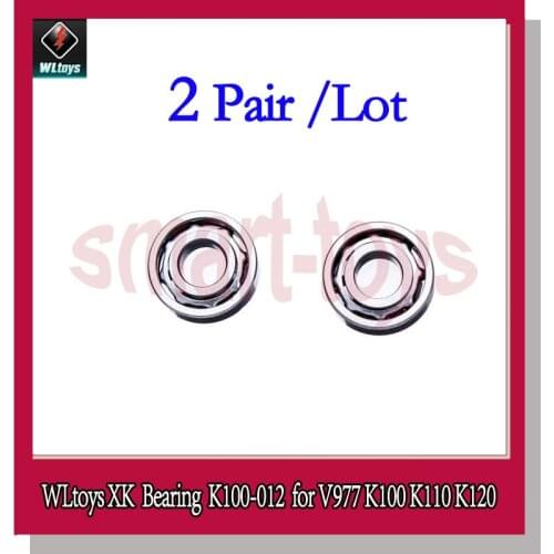 2Pair K120 Bearing K100-012 for Wltoys XK K100 K110 K120 V966 V977 RC Helicopter Spare Parts