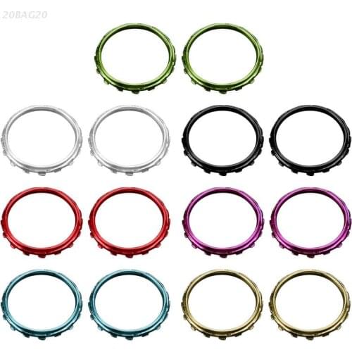 2pcs Plastic Replacement Accessories Accent Rings for PS5 Controller