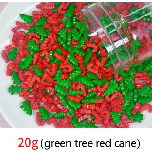 20g Edible Christmas Tree Sugar Pearl Beads Fondant Cup Cake Baking Sprinkles Colorful Pearl Candy Cake Decoration