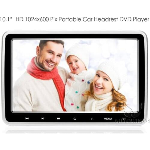 2021 Car Headrest Monitor 10.1" TFT HD With Seat Back Headrest Touch Key Remote Control Car DVD Player Multifunctional Monitor