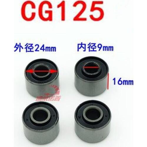 4pieces/set Motorcycle Buffer Rubber Bumper Block For Honda CG125 125CC CG 125