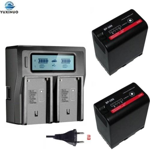 4400mAh BP-U66 BPU66 Battery +AC Charger For Sony BP-U60 U30 U62 U65 U90 U95 XDCAM EX PMW100 PMW150 PMW160 PMW200 PMW300 PMW-EX1