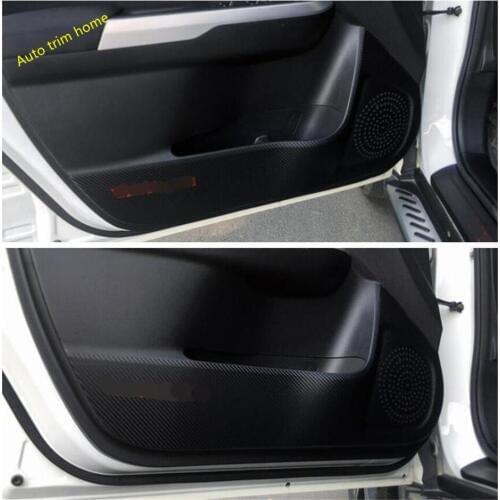 Lapetus Inner Door Anti Kick Protective Sticker Cover Trim 4 Pcs Fit For Suzuki Vitara 2015 2016 2017 2018 2019 2020